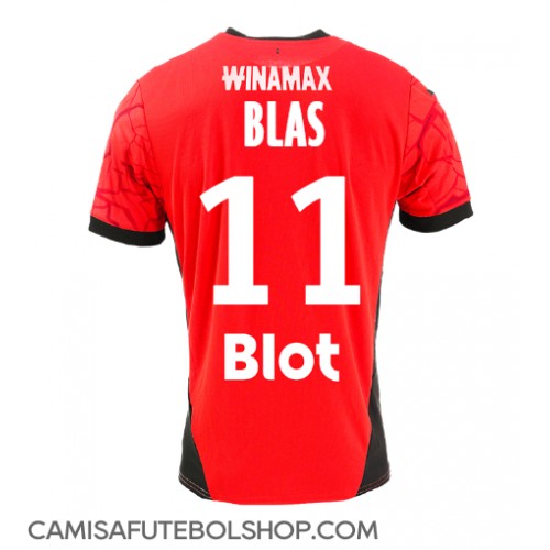 Camisa de time de futebol Stade Rennais Ludovic Blas #11 Replicas 1º Equipamento 2024-25 Manga Curta